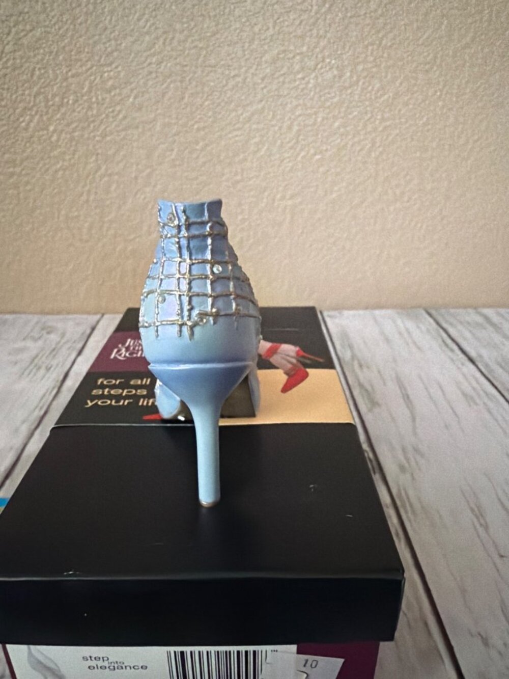 2005 Just the Right Shoe by Raine "Shimmer" Mini Shoe Figurine #25558 NEW w/Box - Picture 5 of 13